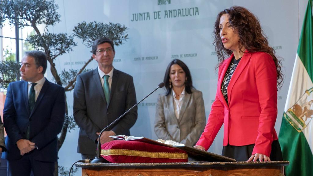 La nueva consejera de Igualdad, Políticas Sociales y Conciliación, Rocío Ruiz (Cs).