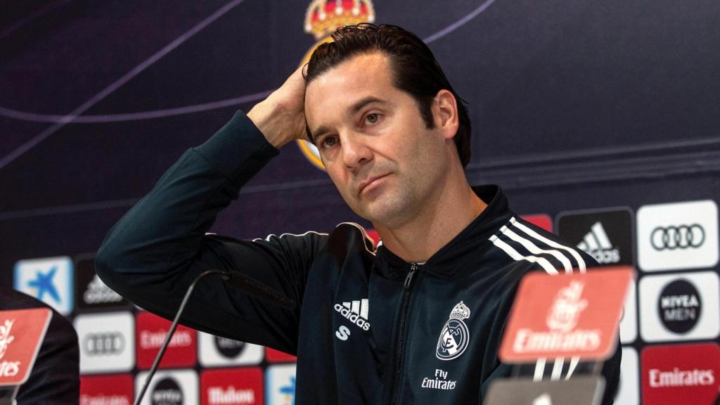 Santiago Solari, en rueda de prensa