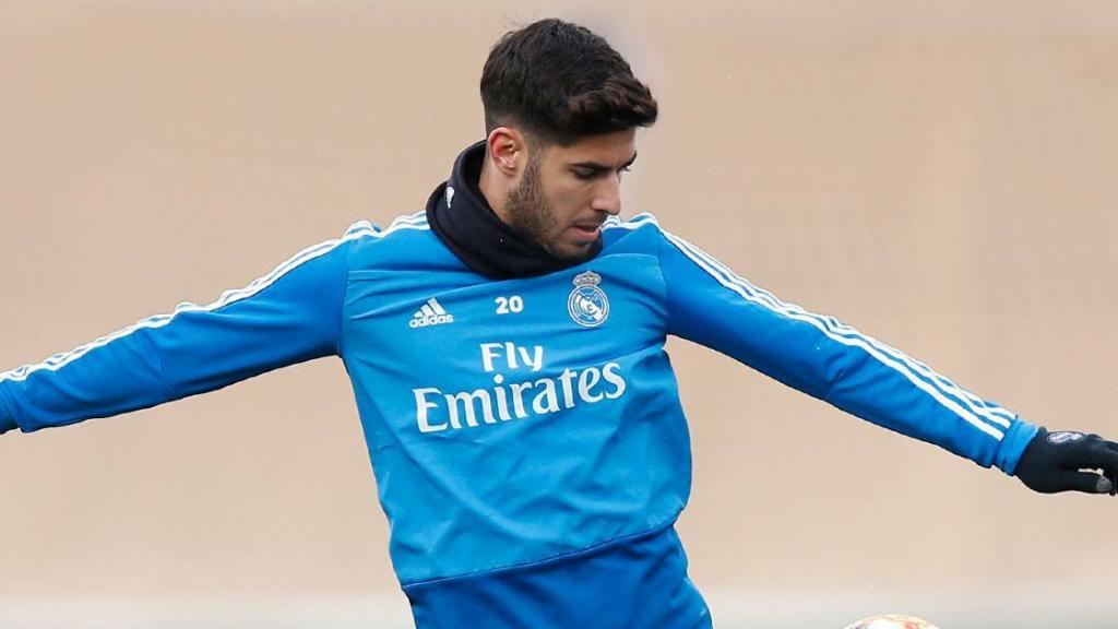 Asensio se entrena en Valdebebas
