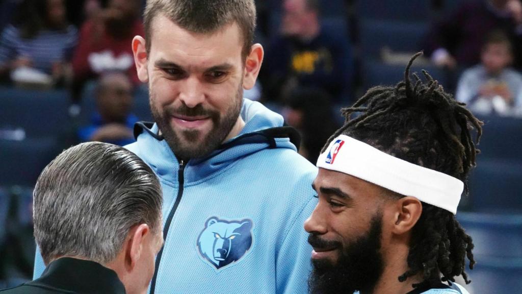 Marc Gasol y Mike Conley con los Grizzlies