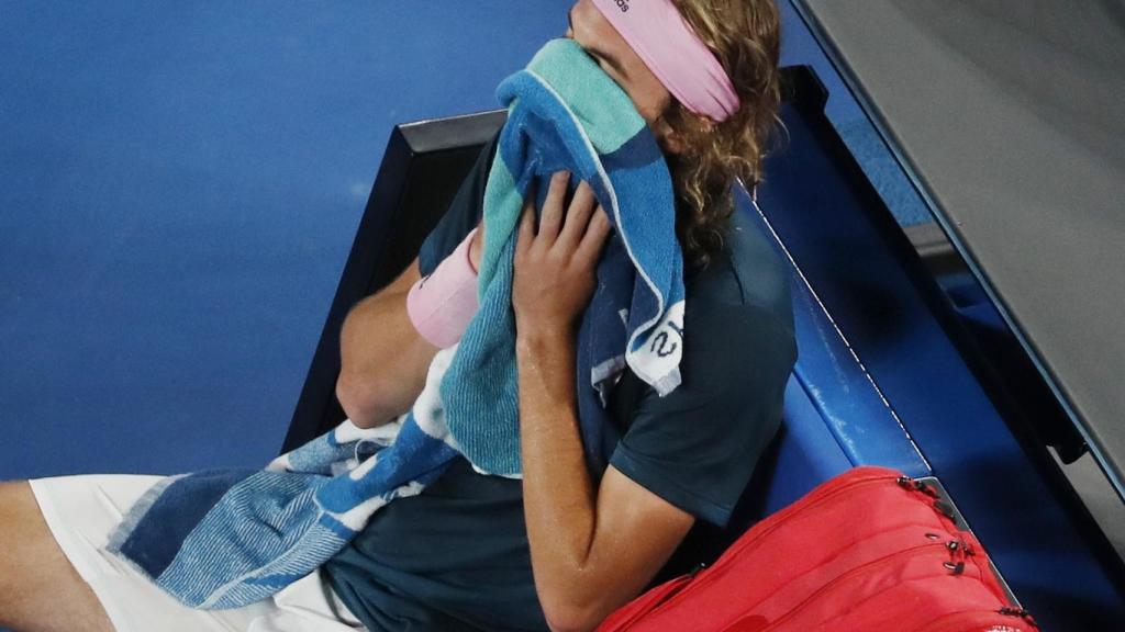 Tsitsipas no tuvo opción a la respuesta en ningún momento del partido.