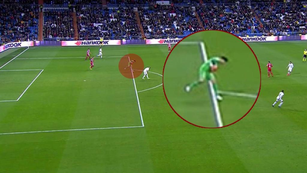 Posición dudosa de Gorka Iraizoz