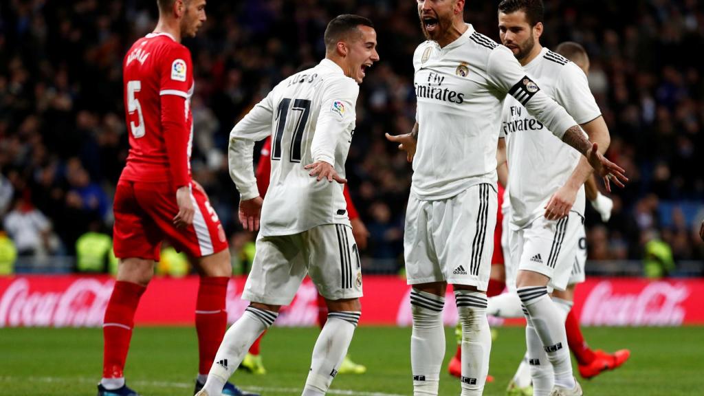 Sergio Ramos, protagonista ante el Girona