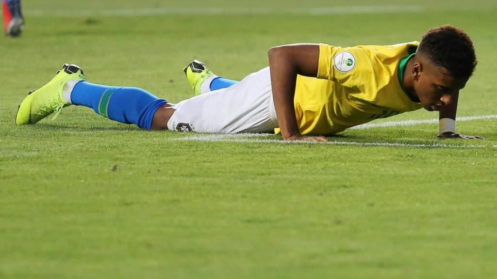 Rodrygo, con Brasil en el Sudamericano Sub20