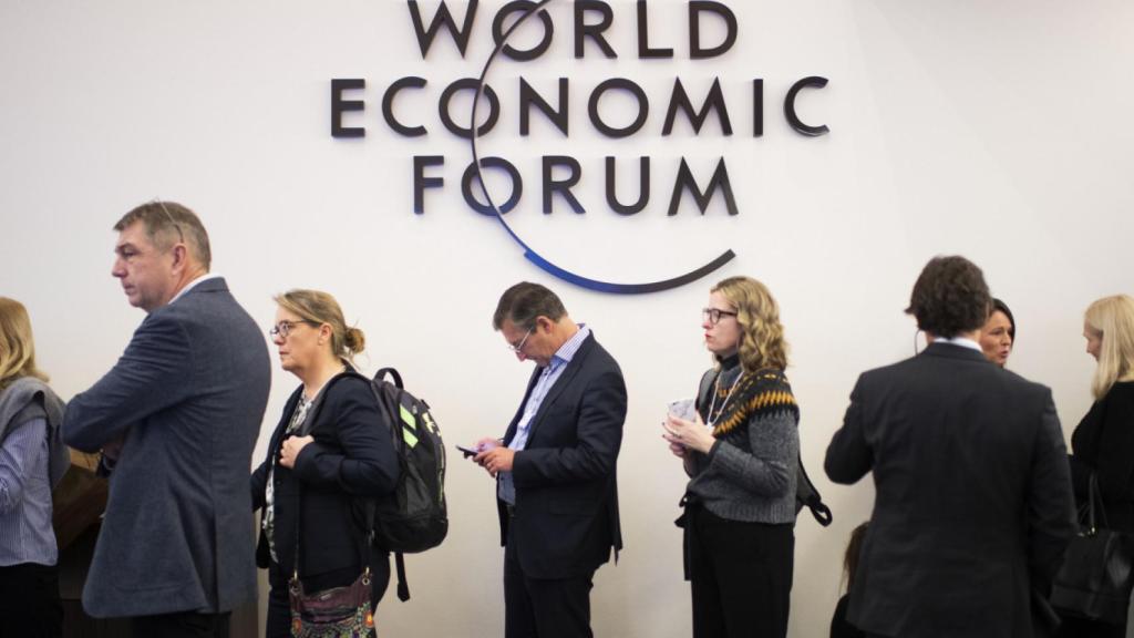 Asistentes a una de las ediciones del Foro de Davos.