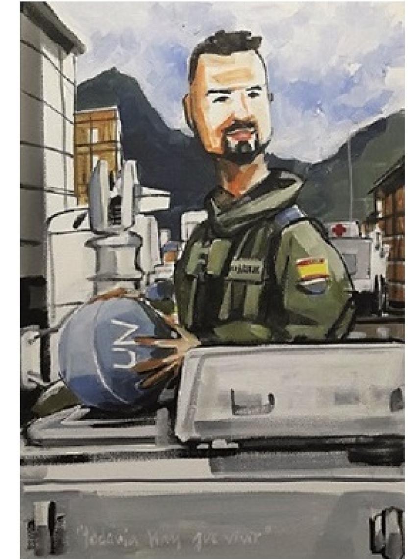 El teniente Francisco Jesús Aguilar.