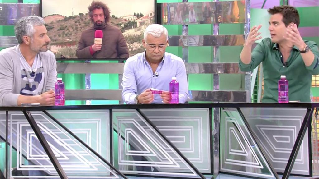 Mesa de debate de 'Sálvame'.