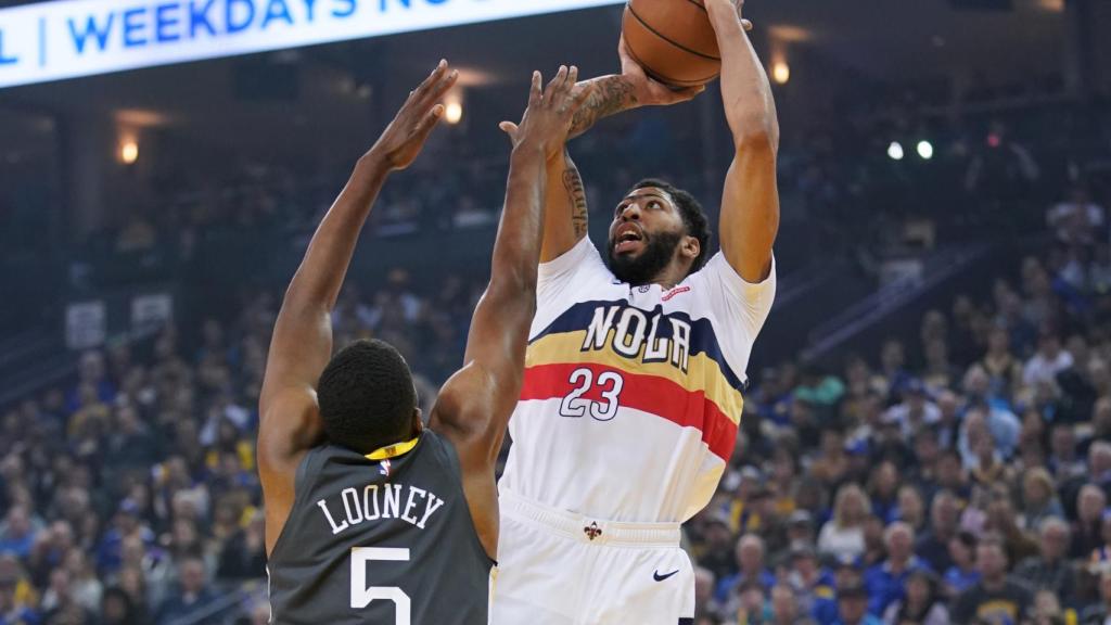 Anthony Davis, en un partido con los Pelicans