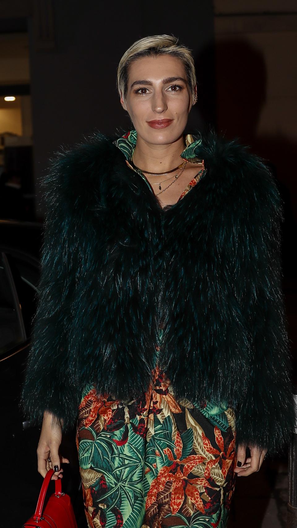 Eugenia Ortiz en un evento público en Madrid.