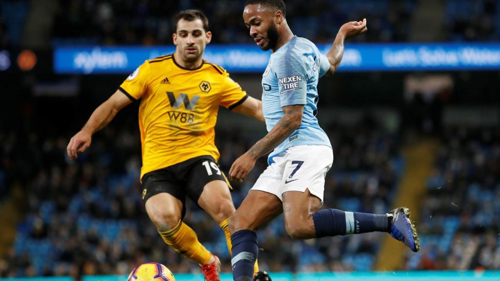 Jonny, durante un partido contra el Manchester City