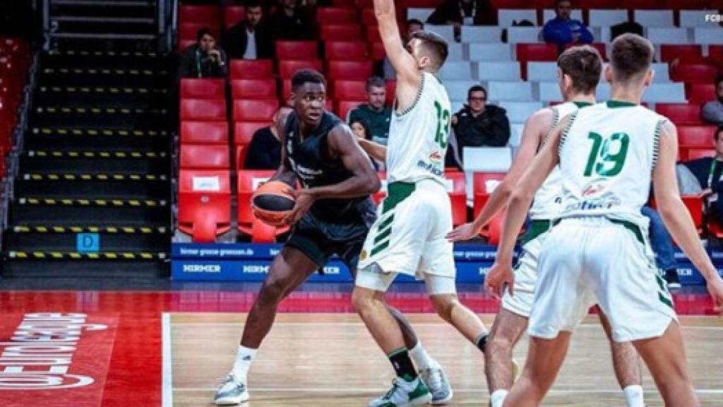 Garuba durante el torneo en Munich. Foto: Instagram (@destusman)