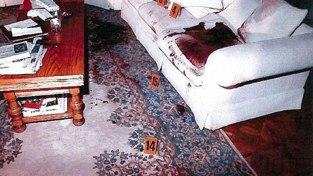 Imagen de la escena del crimen.