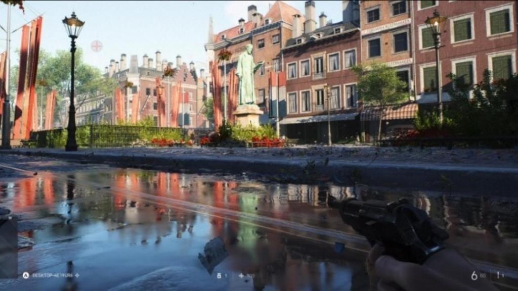 Ray-tracing permite simular reflejos de manera realista. En la imagen, Battlefield V con tecnología RTX de Nvidia