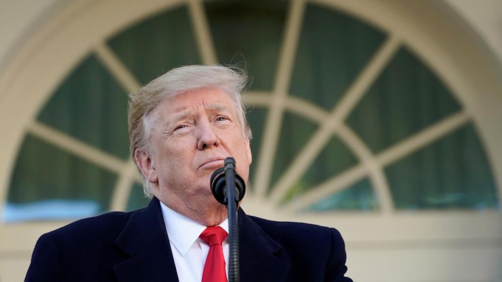 Donald Trump en una comparecencia en la Casa Blanca.