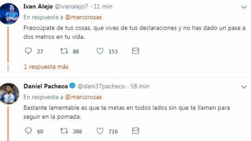 Respuestas de los jugadores del Getafe a Marc Crosas