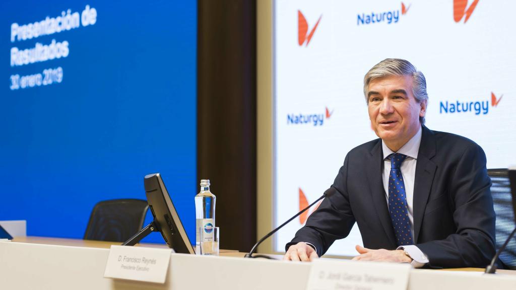 Francisco Reynés, presidente de Naturgy, durante la presentación de resultados.