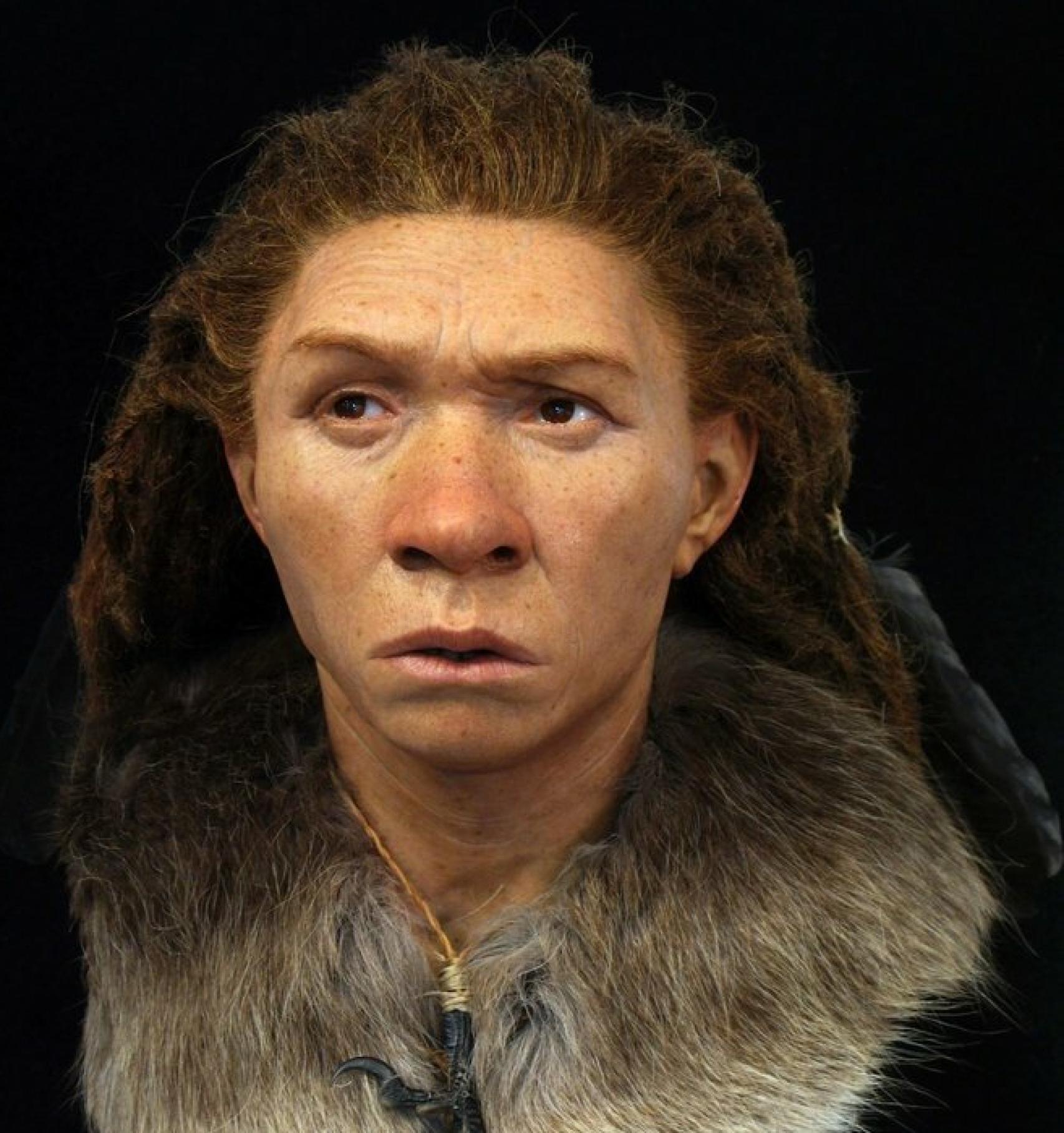 Mujer neardental cuyos restos fueron encontrados en Gibraltar.