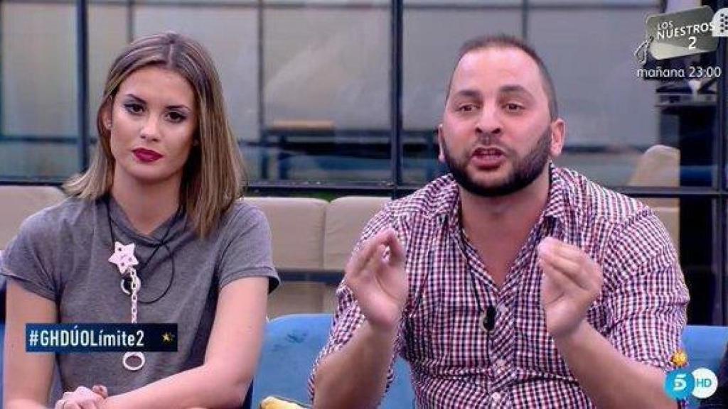 La expareja durante uno de los programas de 'GH DÚO'.