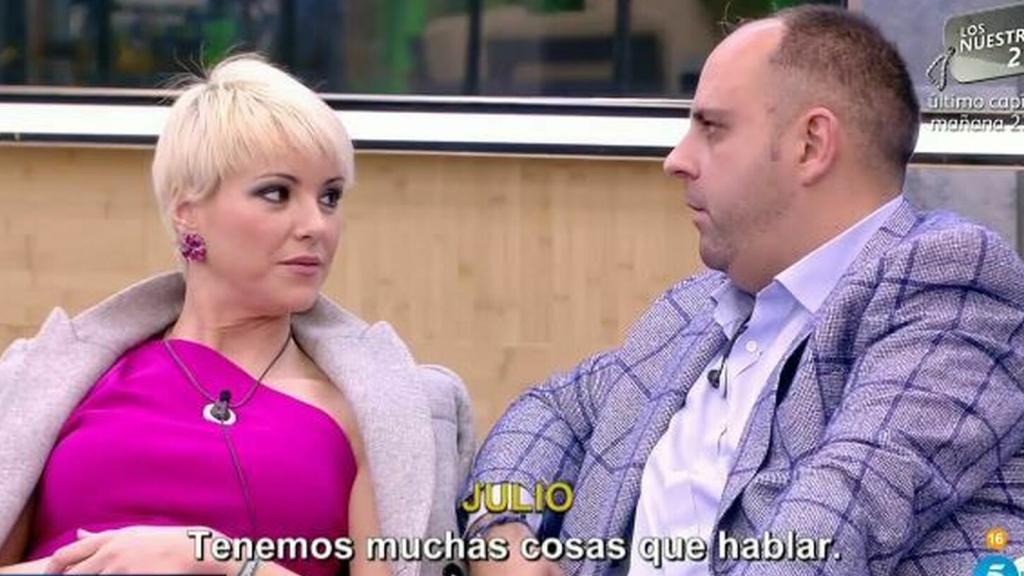 María Jesús Ruiz y Julio Ruz durante el último programa de 'GH DÚO'.