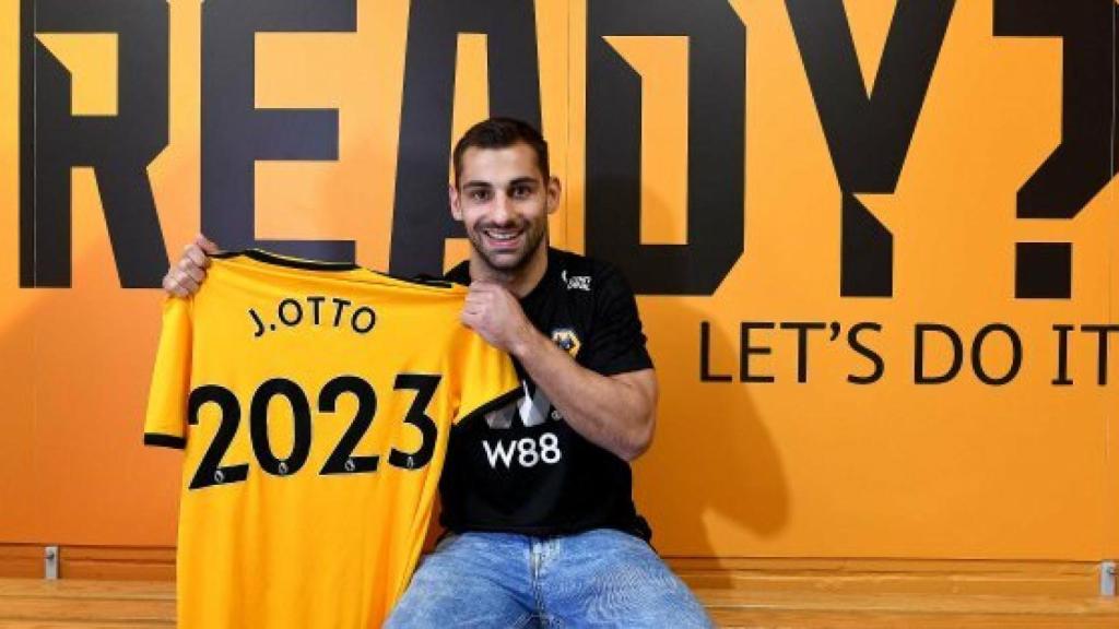 Jonny ficha por el Wolves hasta 2023. Foto: wolves.co.uk