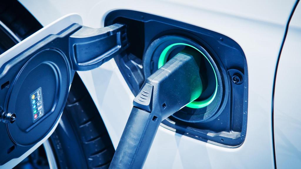 Imagen de un cargador eléctrico.