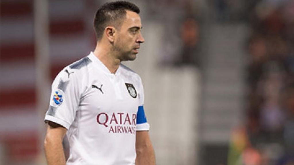 Xavi, en el Al Sadd. Foto: Twitter (@AlsaddSC)