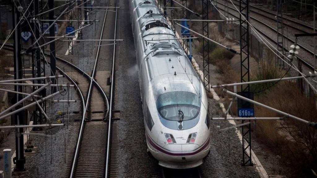 Un tren de alta velocidad.