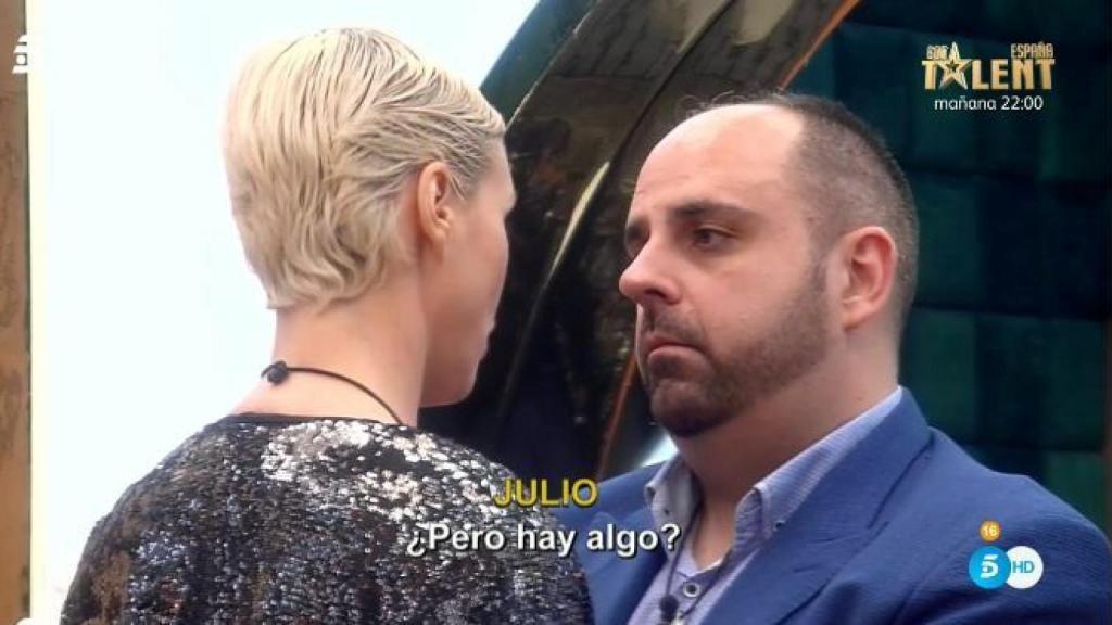 Ruz junto a María Jesús.