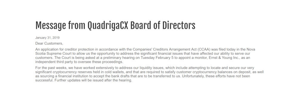 gerald cotten quadrigacx 2