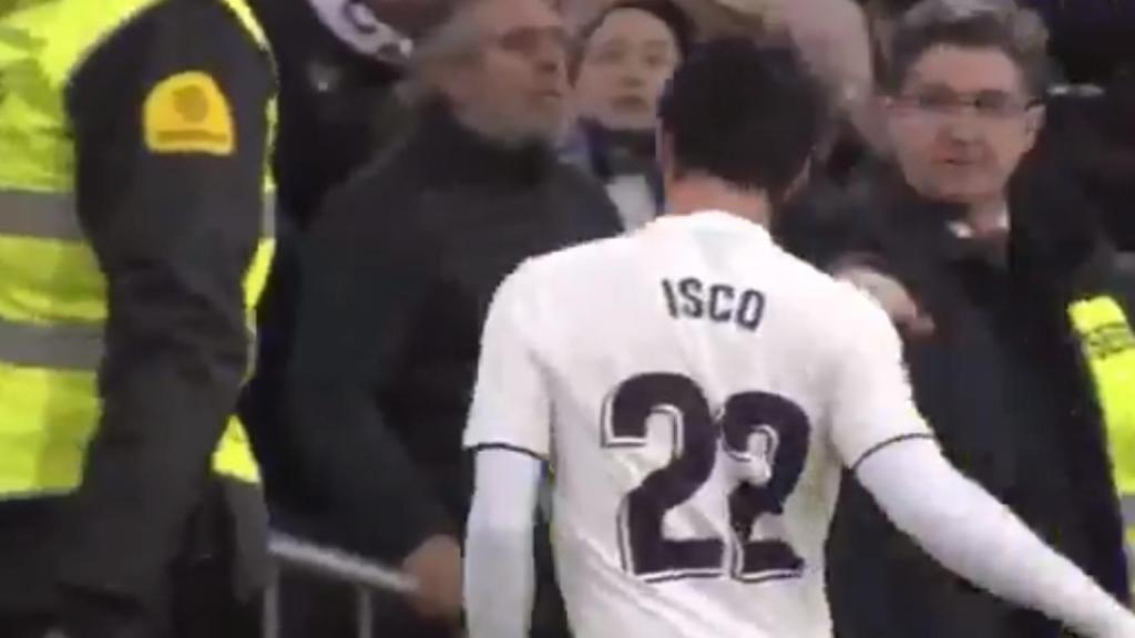 El gesto de Isco con Chendo.