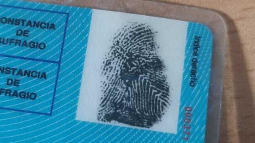 Manuel Miranda ha modificado la zona central de sus huellas dactilares de ambas manos.