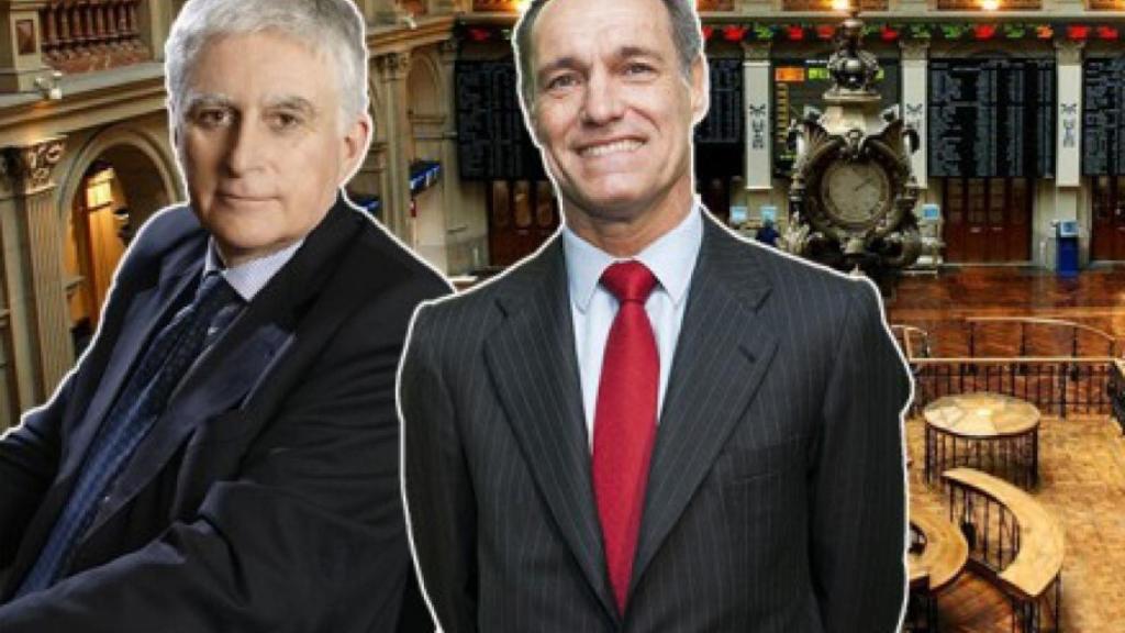 Paolo Vasile y Silvio González.