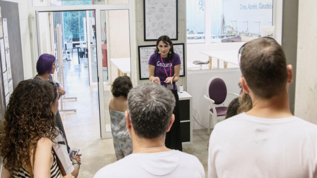 Sílvia, durante una de sus clases en Qstura
