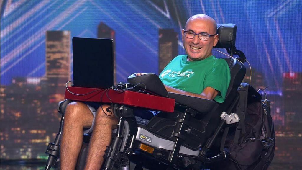 José Robles sobre el escenario de 'Got Talent'