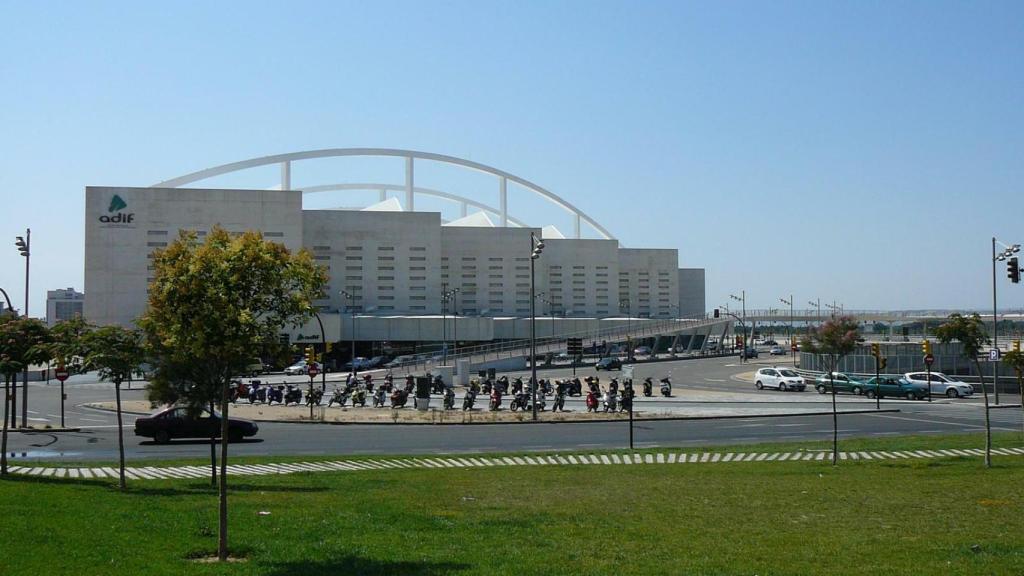 Estación de Zaragoza Delicias en Zaragoza.