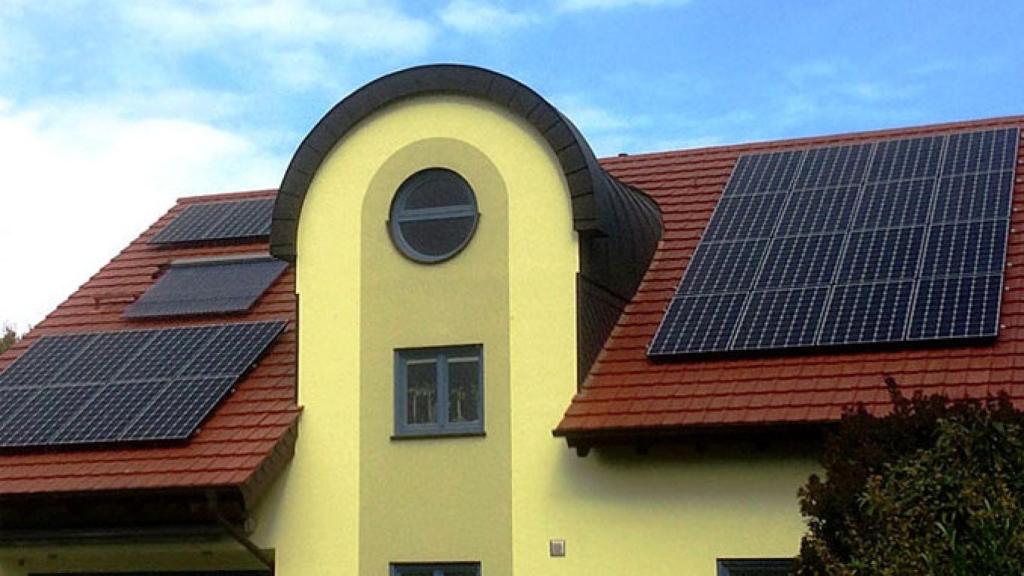 Placas solares de LG.