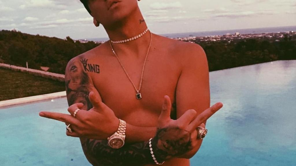 El cantante Kevin Roldán, imagen de su cuenta de Instagram