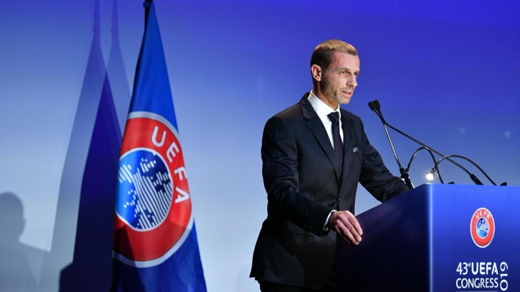 Aleksander Ceferin. Foto: Twitter (@UEFA)