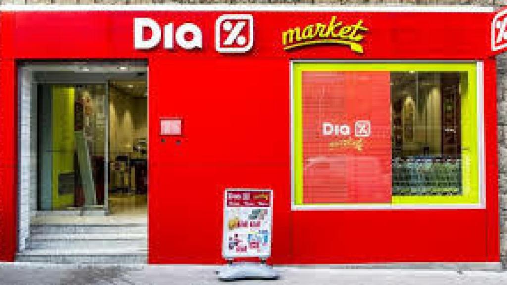 Entrada de un establecimiento de Dia en una imagen de archivo.