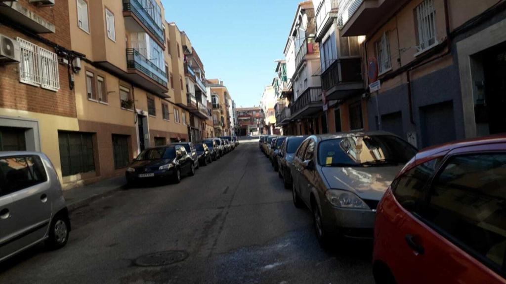 Calle de La Fortuna en la que la ambulancia recogió a Olga para llevarla al hospital.