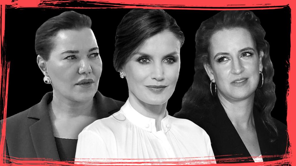 Lalla Hasna, la reina Letizia y Lalla Salma