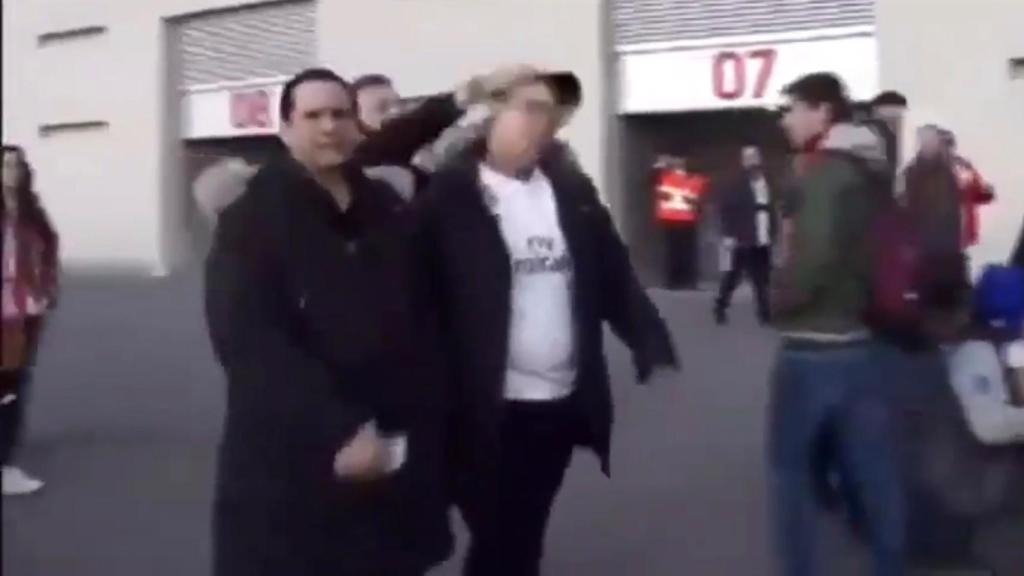 Agresión a un aficionado del Real Madrid en el Wanda Metropolitano