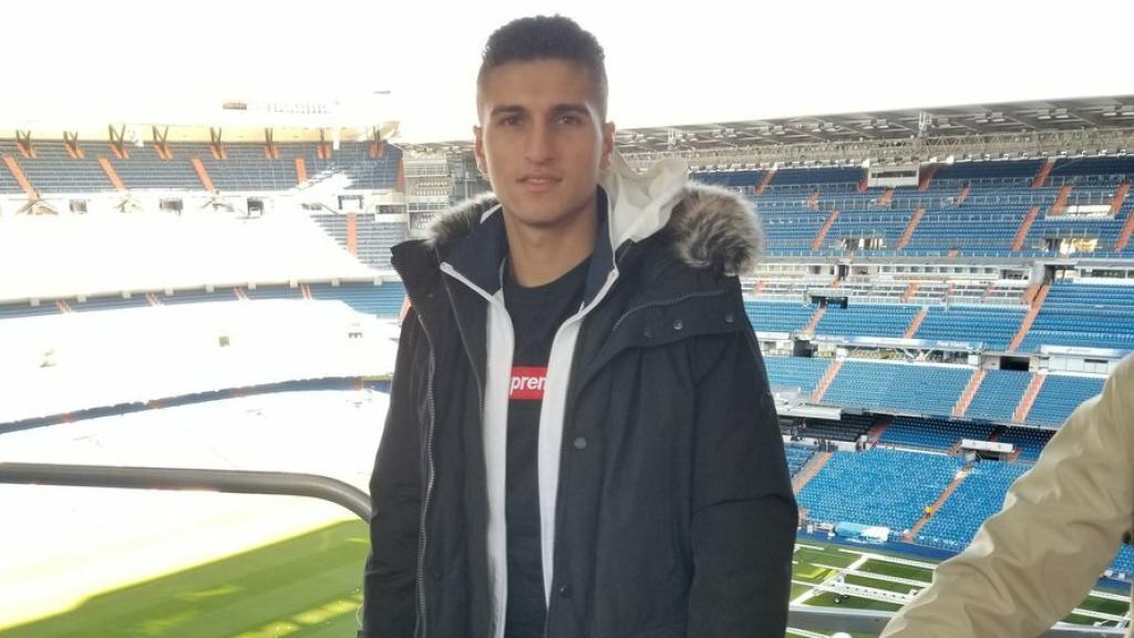 Yousuf Zetuna visitando el Santiago Bernabéu. Foto: Twitter