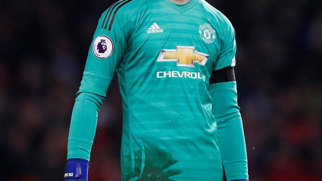 David de Gea, durante un partido del Manchester United