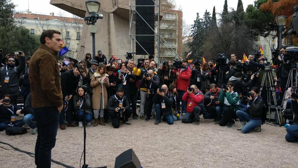 Albert Rivera, en Colón.