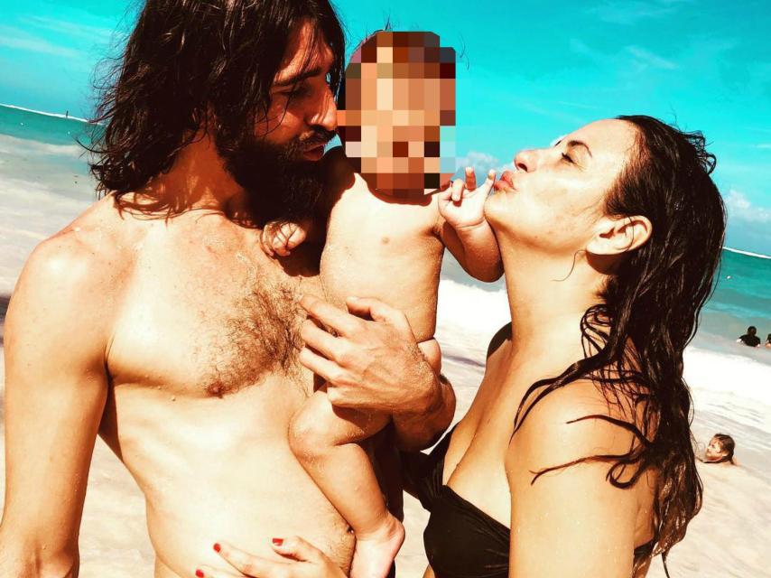 Gorka, Lucho y Melani en una imagen de sus redes sociales.