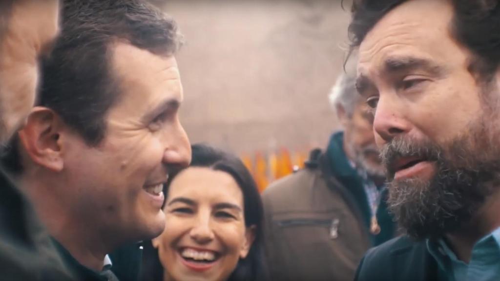 Pablo Casado en el vídeo de Vox sobre la manifestación del 10-F.