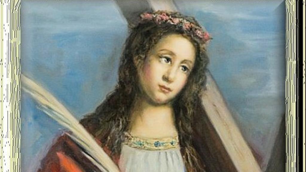 Santa Eulalia fue martirizada por no apostatar.