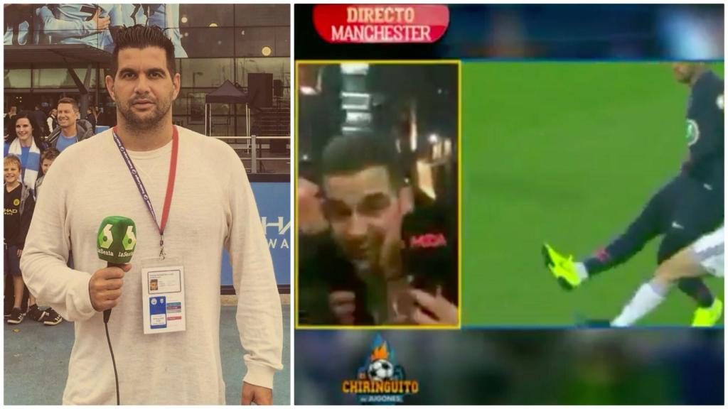 Acoso sexual a un reportero de El Chiringuito durante una conexión en directo