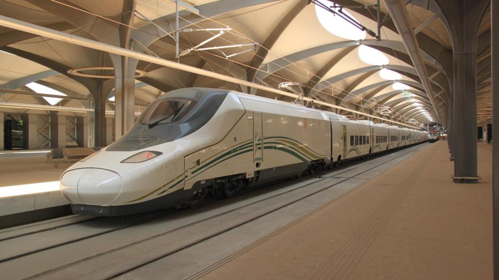 Imagen de un tren del AVE a la Meca.